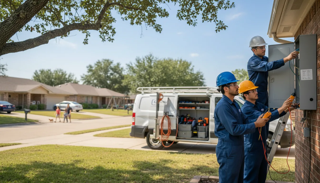 Certified electrician providing emergency electrical services in Barnsdall, OK